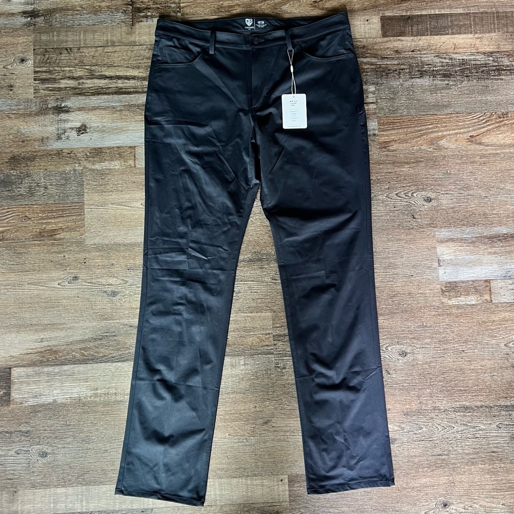Graham Luxe Emerson Golf Pants - Jet Black